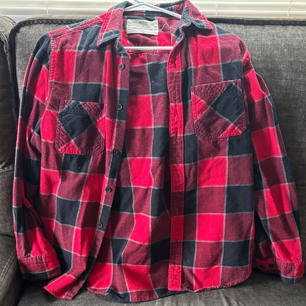 Urban Pipeline Red and Black Ultimate Flannel